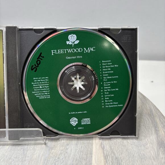 Greatest Hits by Fleetwood Mac (CD, Nov-1988, Warner Bros.) - Picture 4 of 5